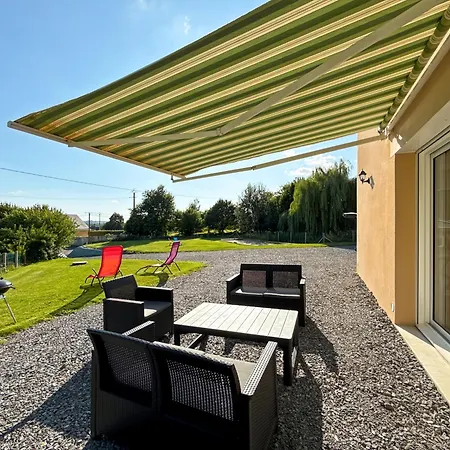 Ferienhaus - Jardin, Billard & Petanque Parigny (Manche)